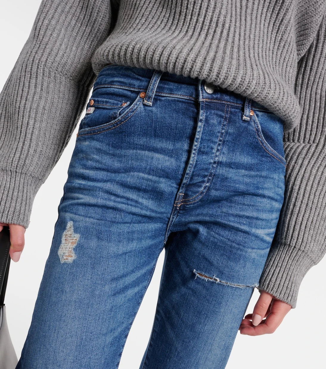 AG Jeans - American mid-rise straight jeans