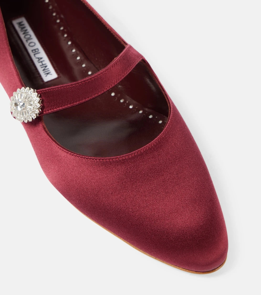 Manolo Blahnik - Marijanaflat embellished Mary Jane flats
