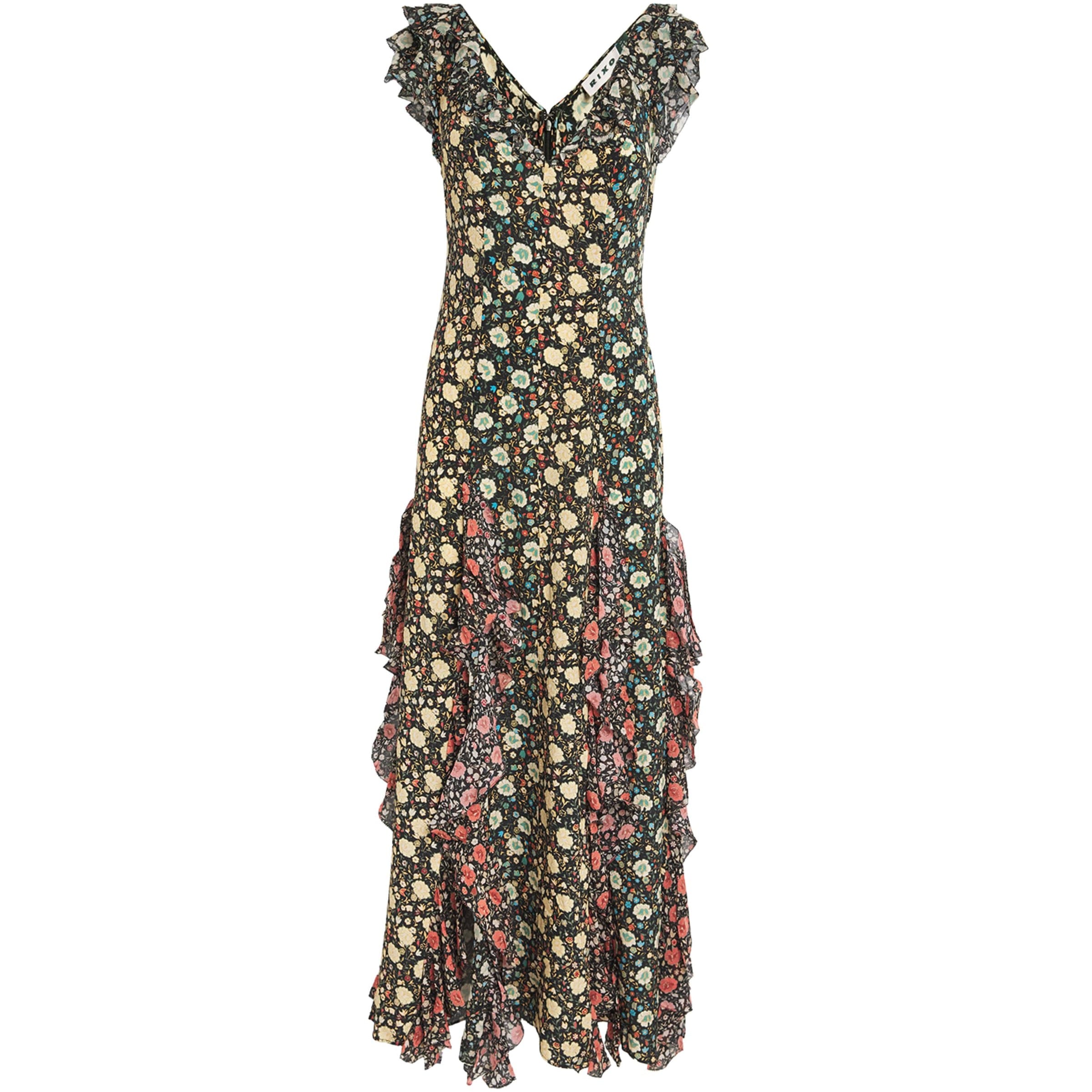Silk Floral Ambika Maxi Dress