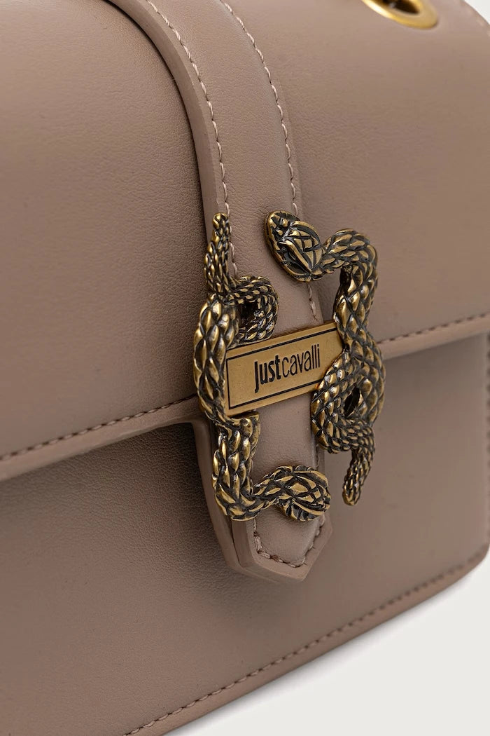 Just Cavalli suni deri kadın crossbody çanta