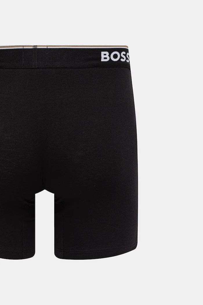 BOSS Erkek Pamuklu Elastan Boksör 3'lü