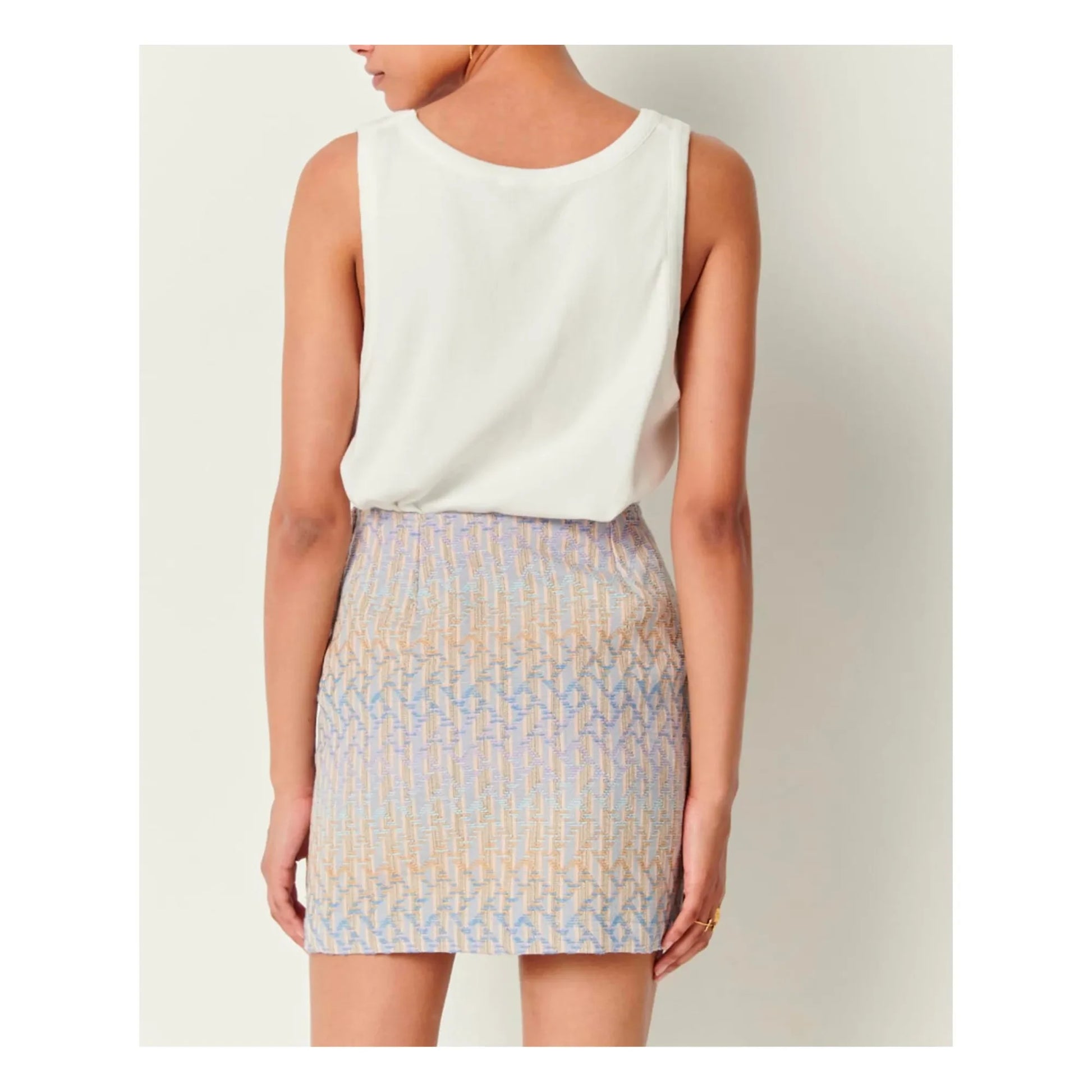 Sessùn - The D ribbed tank top | Optic White