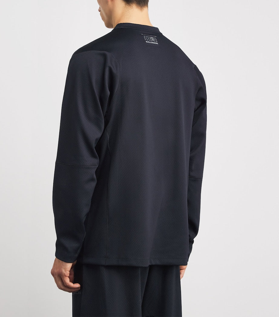 MM6 Maison Margiela x Salomon Logo Long-Sleeve T-Shirt