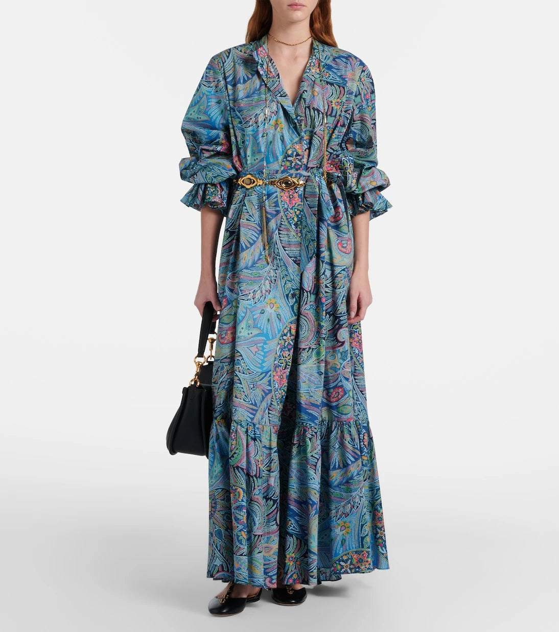 Etro - Paisley cotton-blend shirt dress