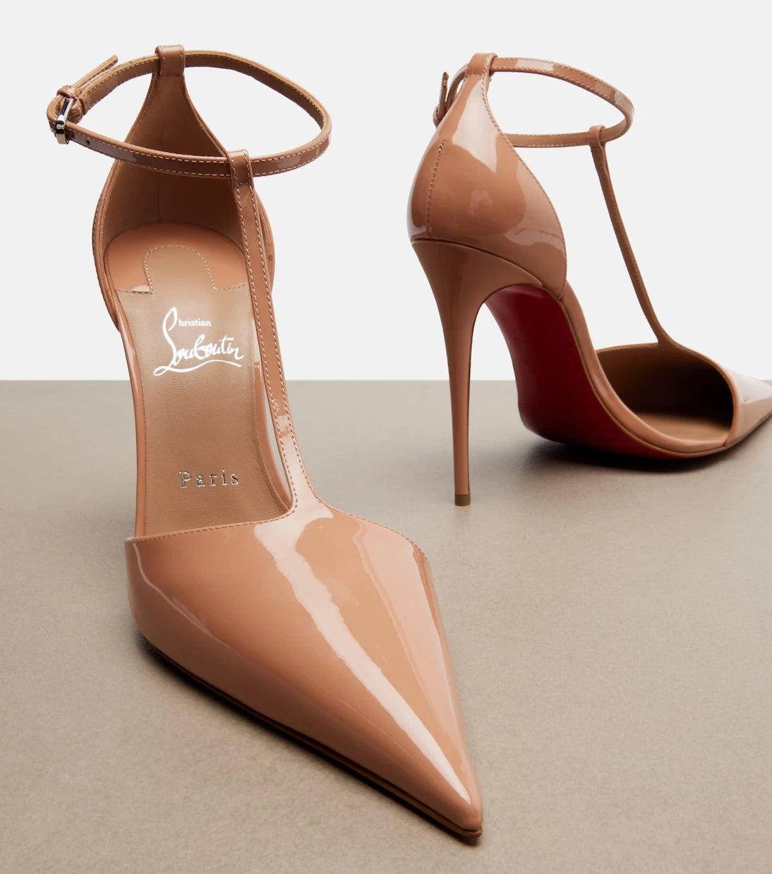 Christian Louboutin - Kate patent leather pumps