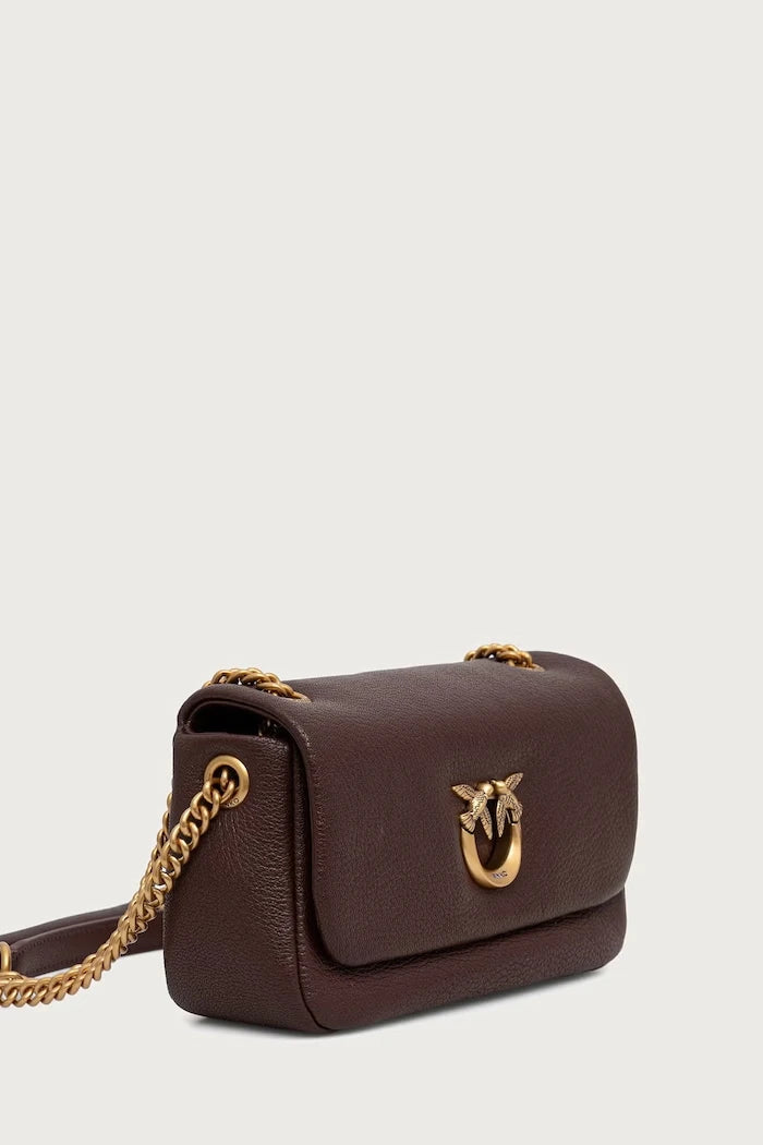 Pinko kadın deri crossbody çanta