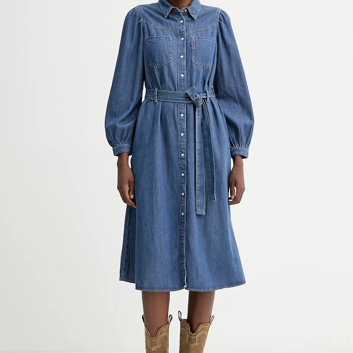 Levi's JOURNEY LS MAXI Kot Elbise