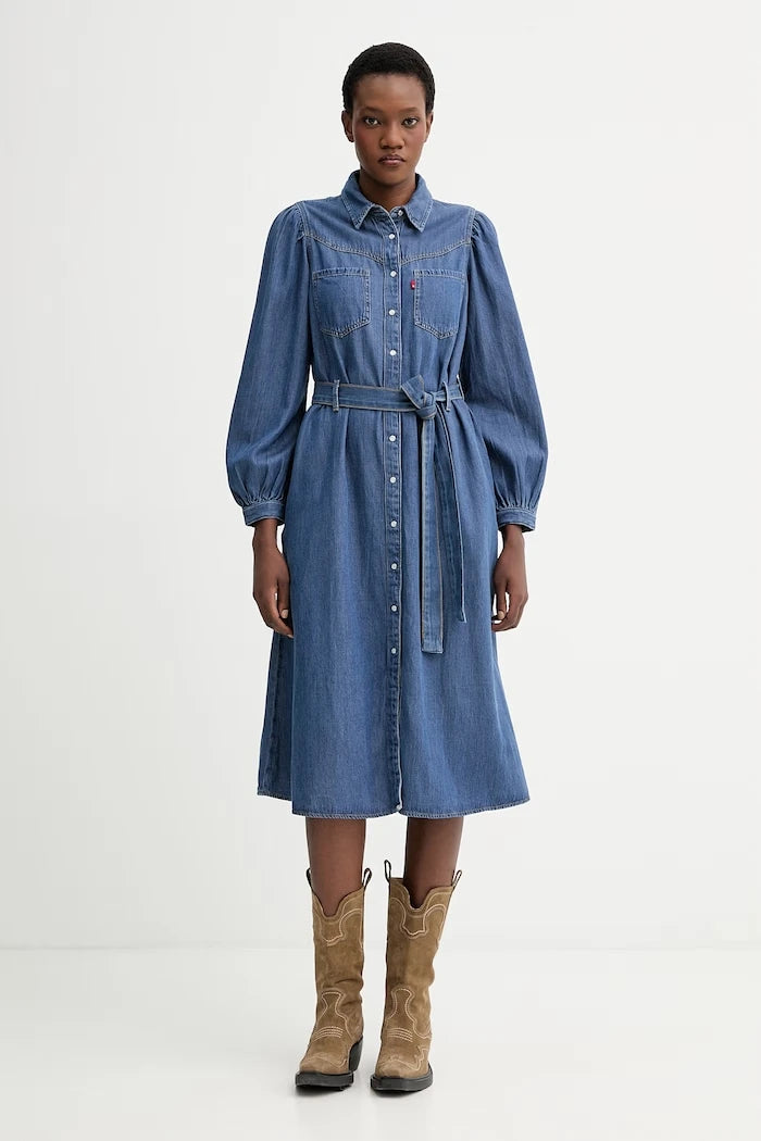 Levi's JOURNEY LS MAXI Kot Elbise