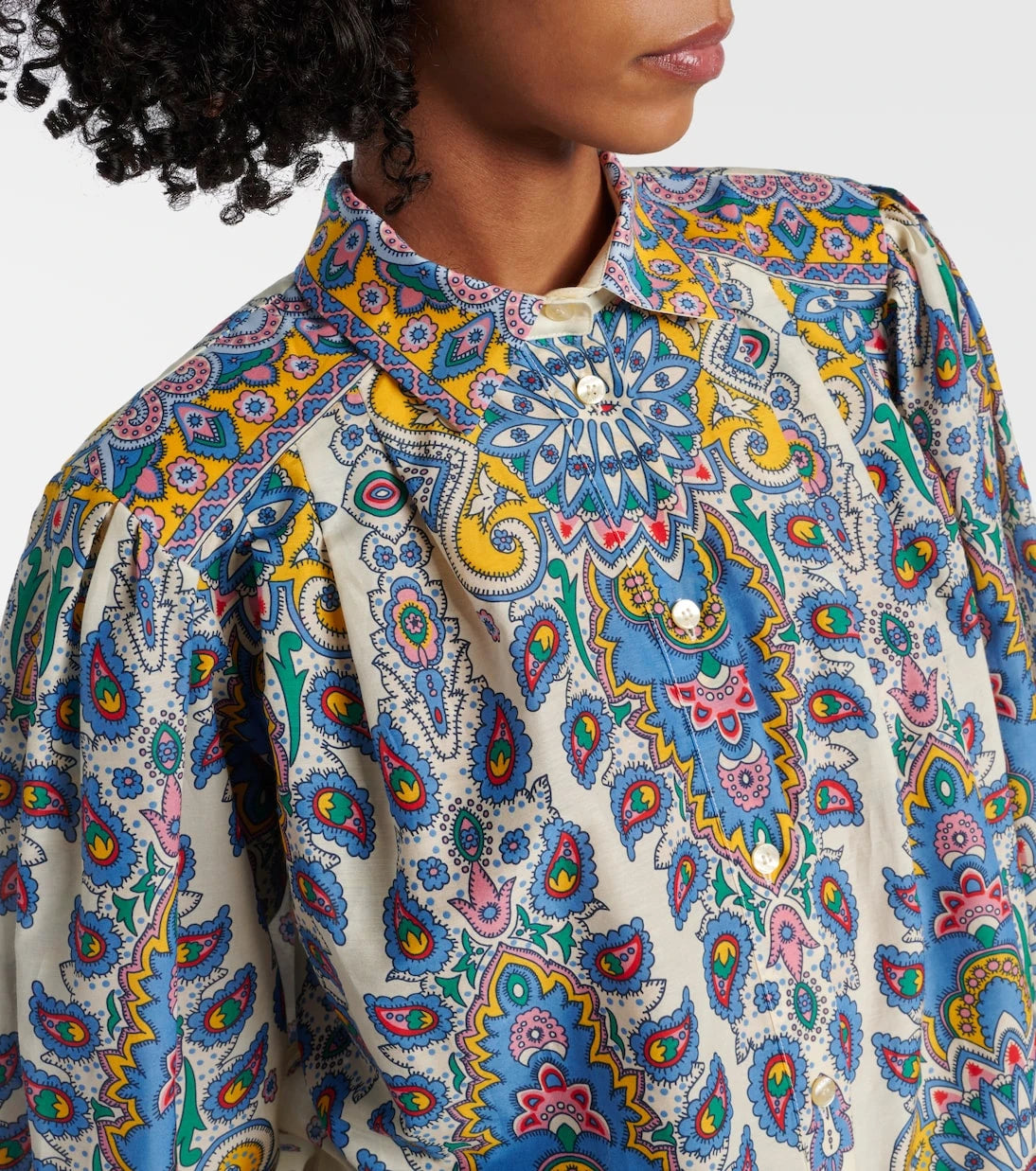 Etro - Paisley cotton and silk shirt