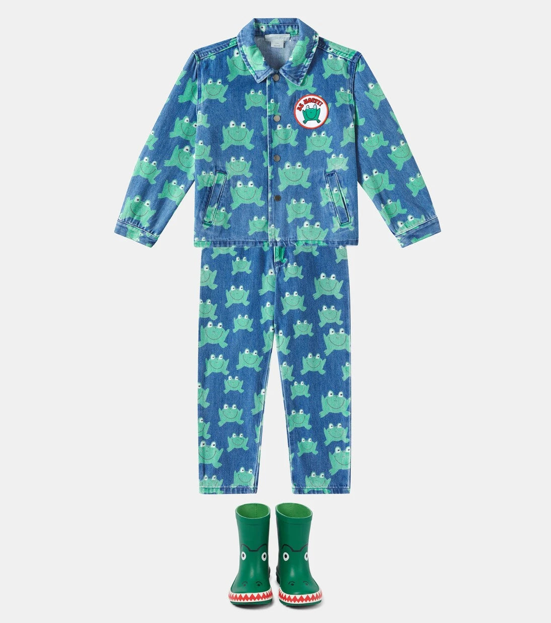 Stella McCartney Kids - Printed denim jacket