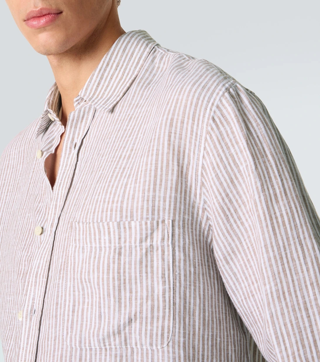 Frescobol Carioca - Telles striped linen shirt