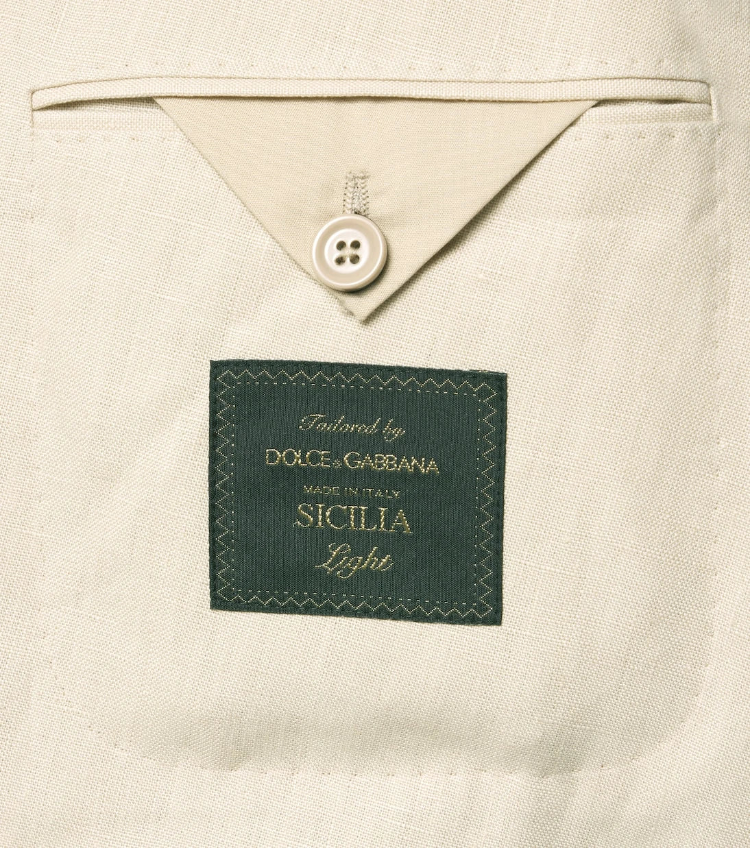 Dolce&Gabbana - Double-breasted linen blazer