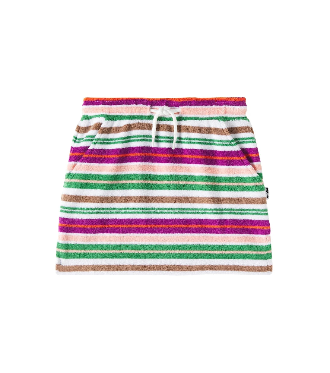 Molo - Bethany striped cotton-blend skirt