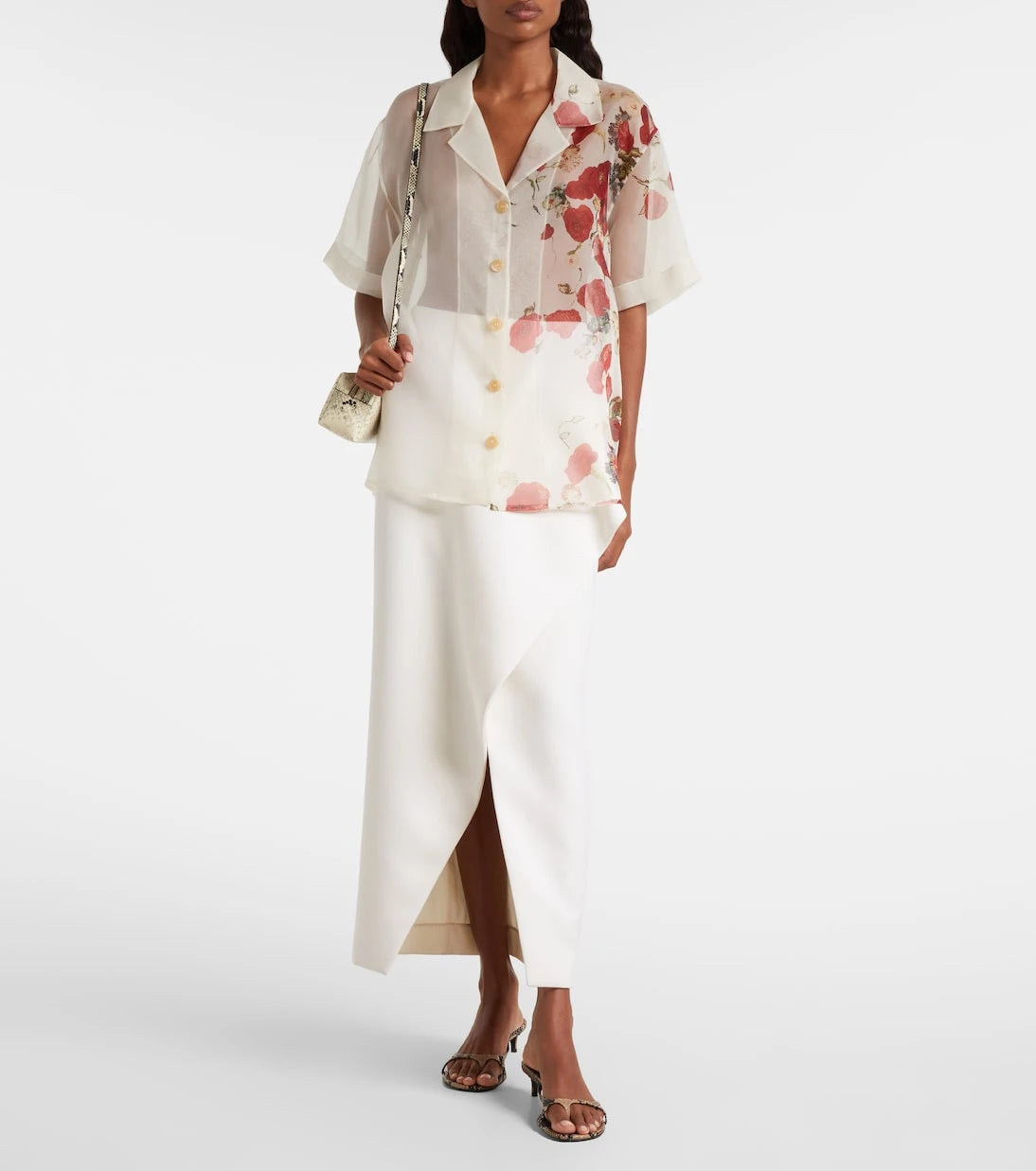 Khaite - Jaia wool midi skirt