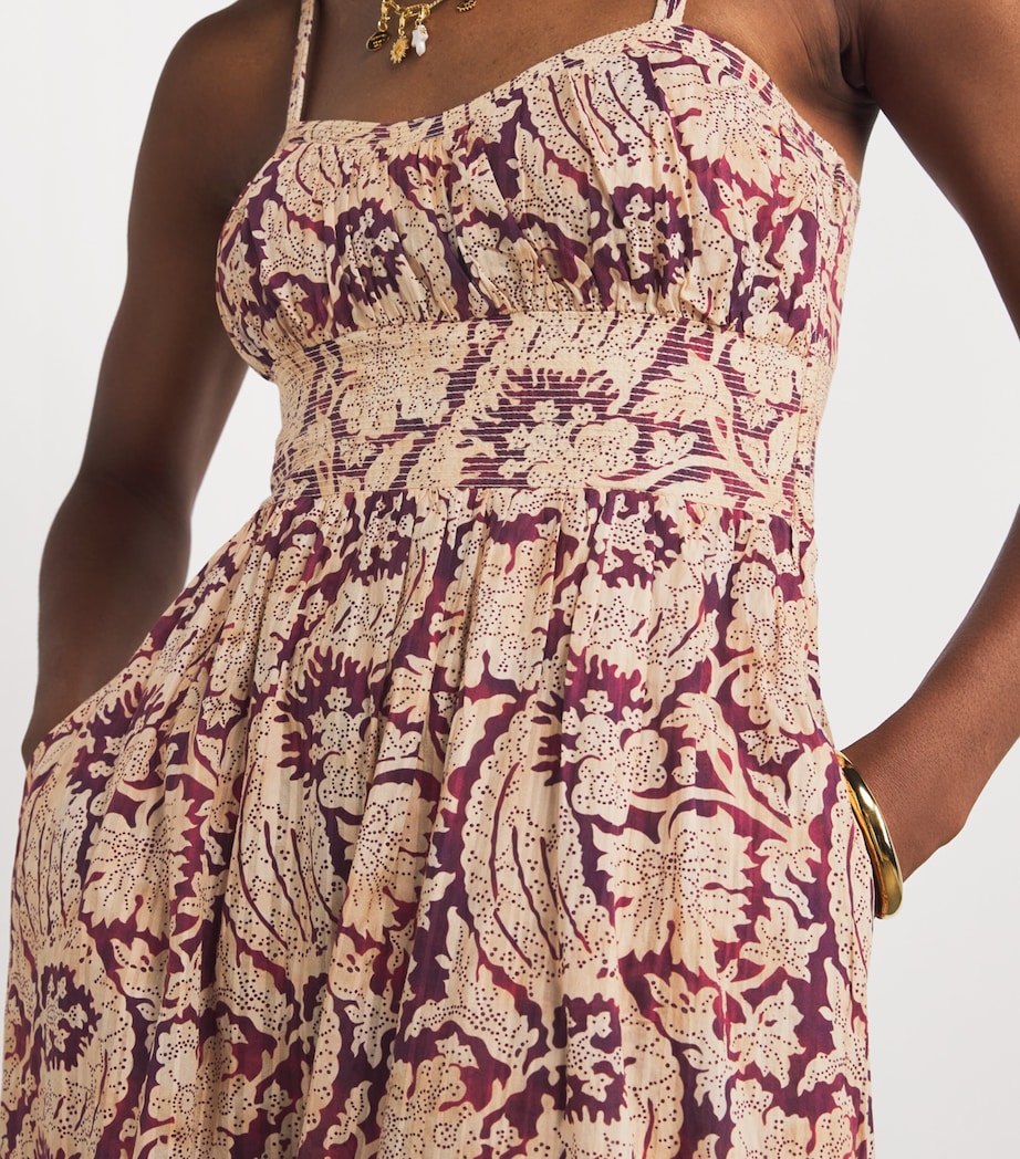 Floral Nadine Midi Dress AMRTH AMARANTHU