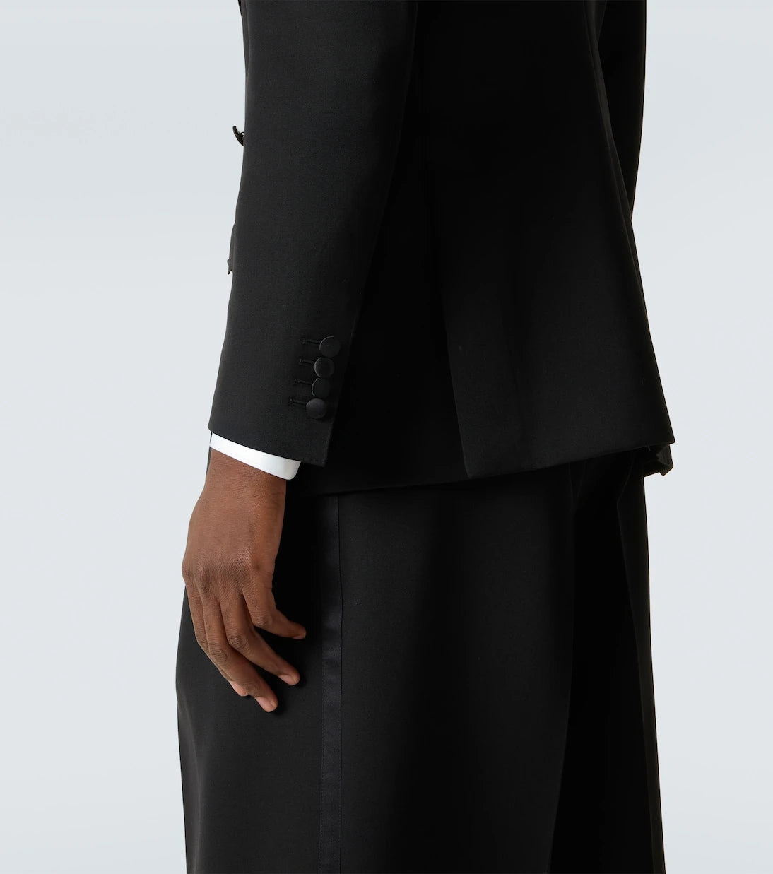 Dolce&Gabbana - Wool and silk-blend tuxedo jacket