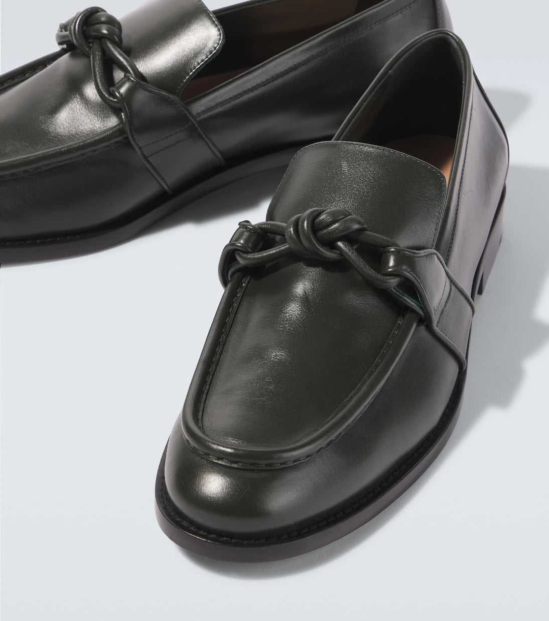 Bottega Veneta - Astaire leather loafers