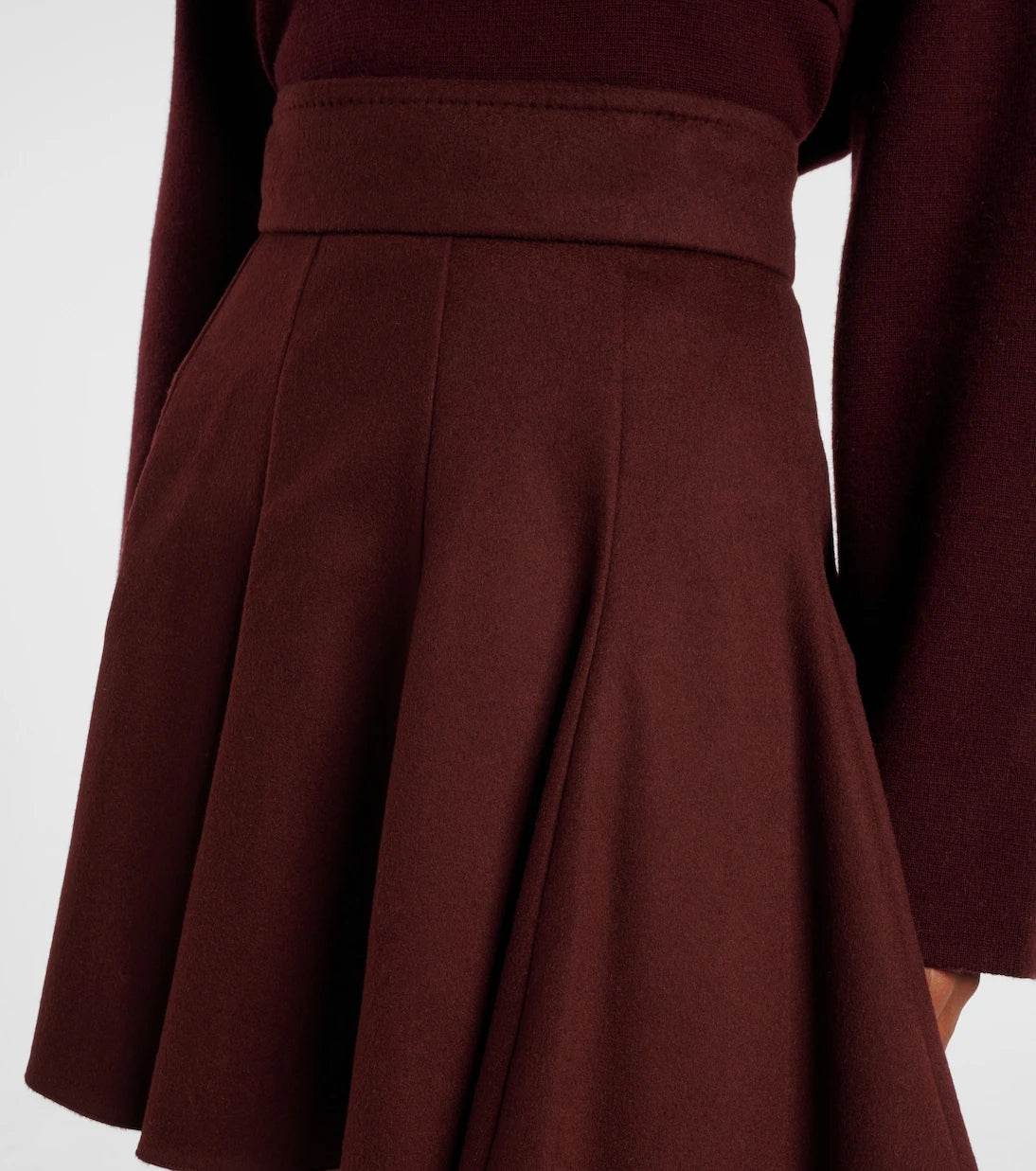 Max Mara - Camel hair miniskirt