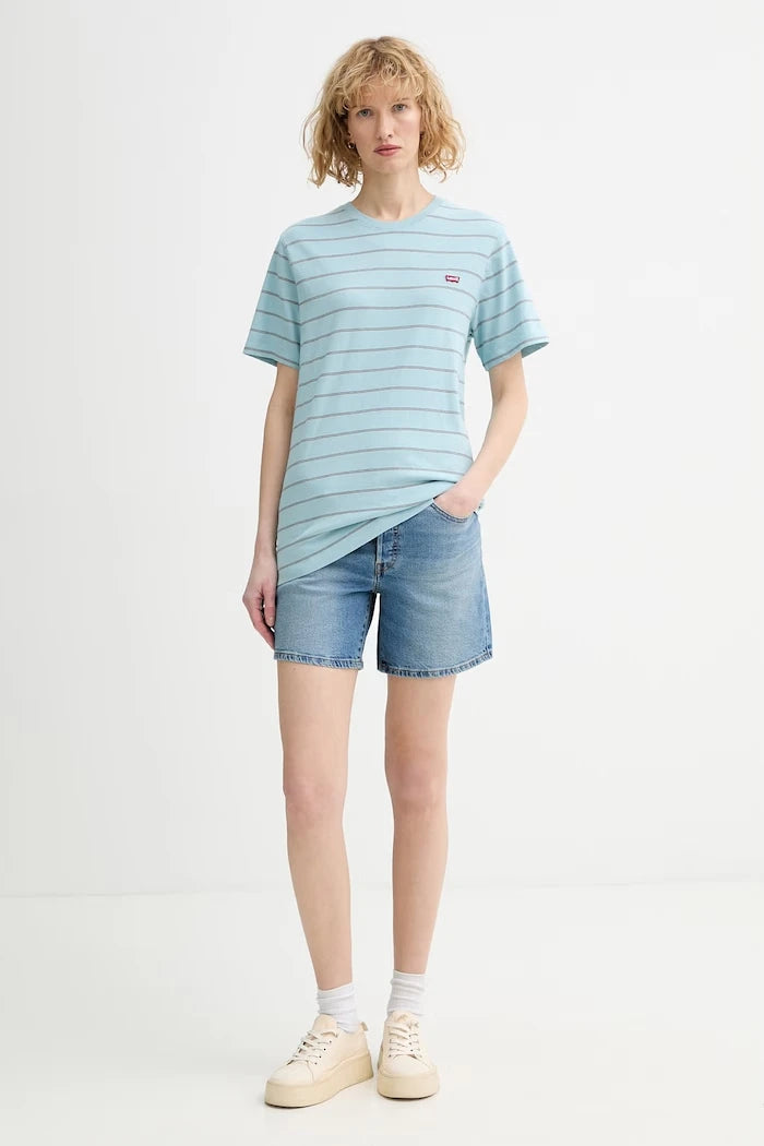 Levi's kadın denim şort 501® MID THIGH