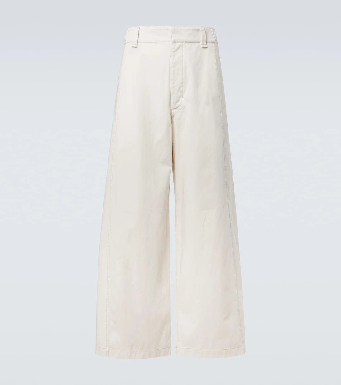 Lemaire - Cotton twill wide-leg pants
