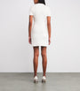 Self-Portrait Ivory Textured-Knit Mini Dress