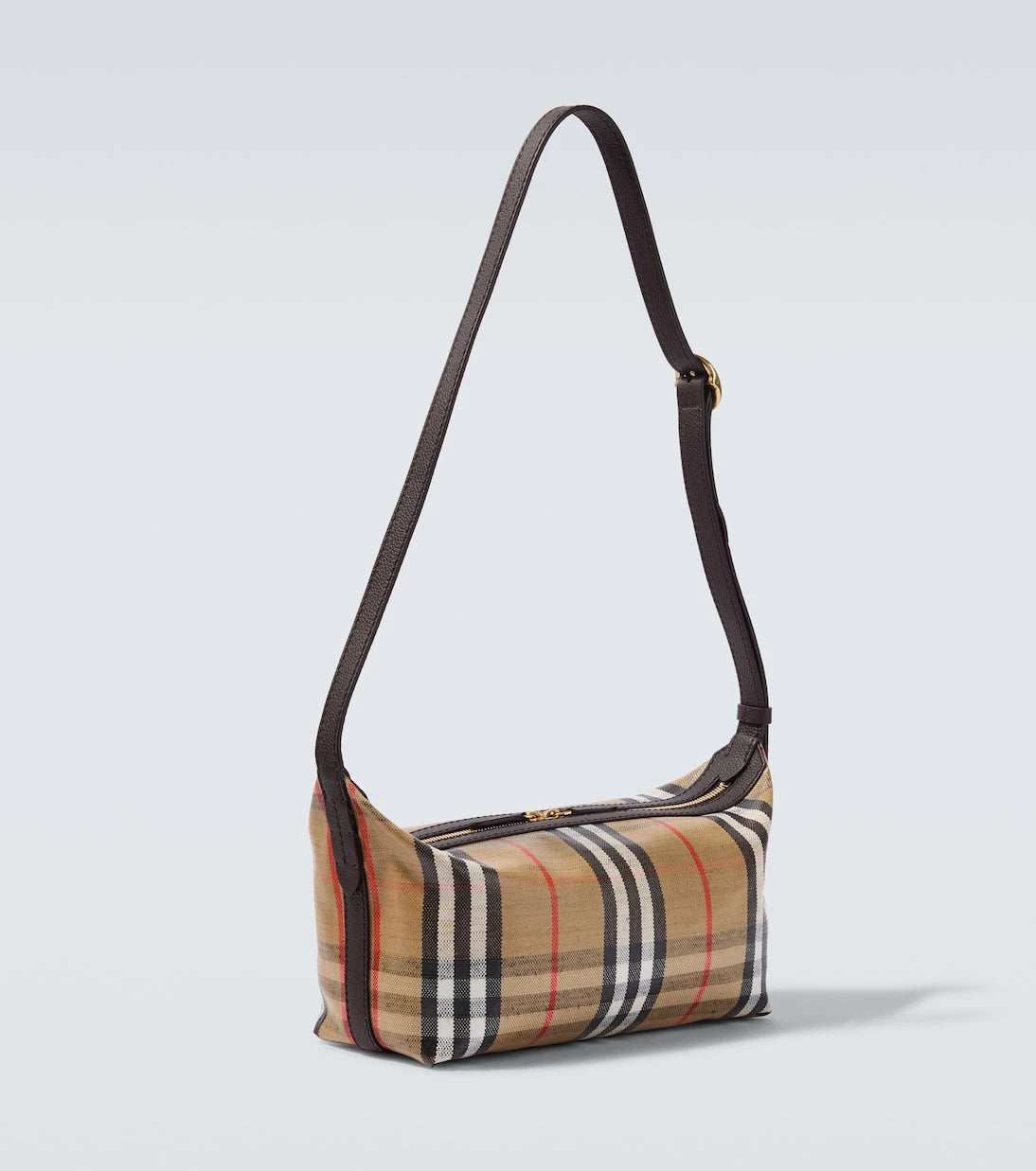 Burberry - Burberry Check canvas shoulder bag