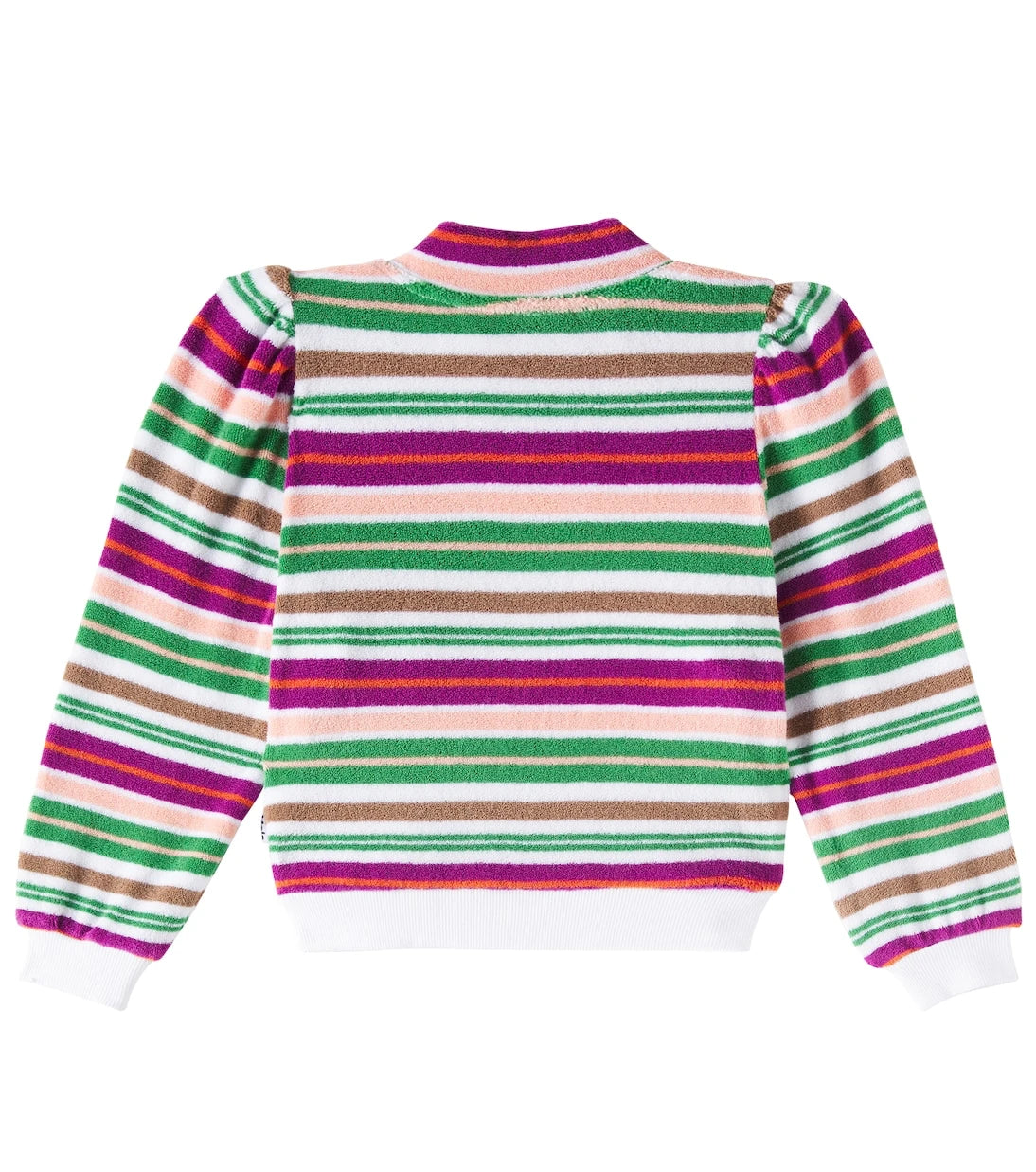 Molo - Malika striped cotton-blend jacket