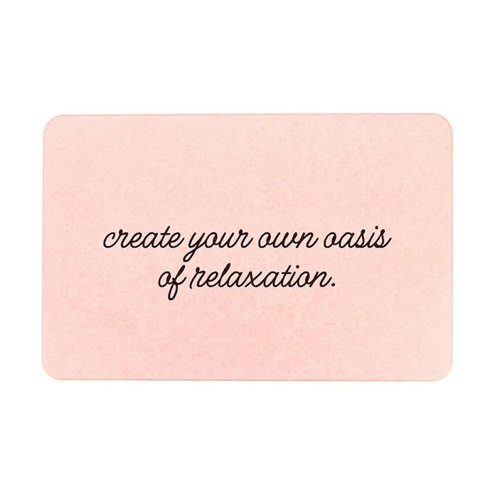 Artsy Doormats Create Your Own Oasis Of Relief 39 x 60 cm Banyo Paspası