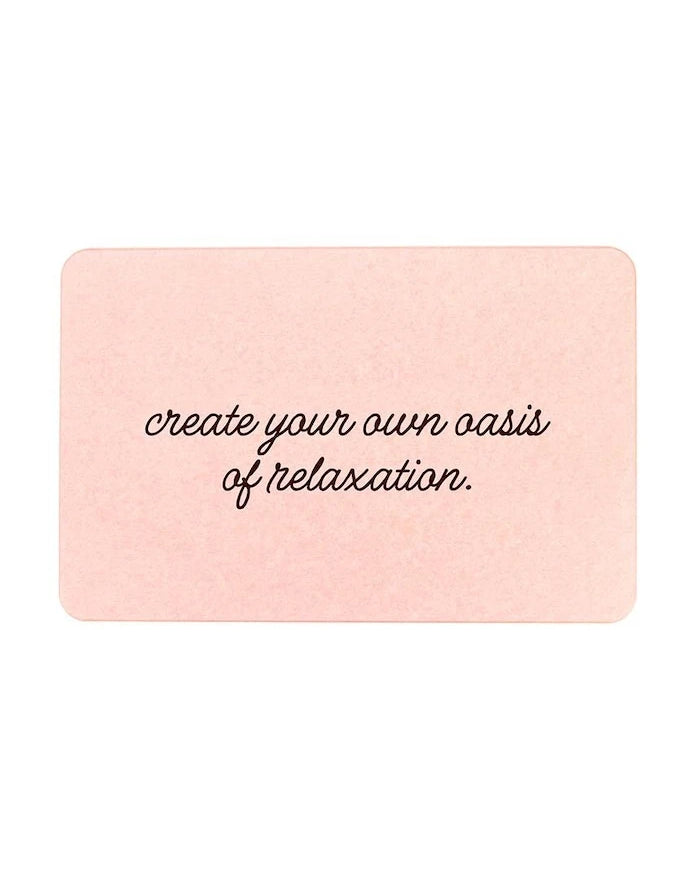 Artsy Doormats Create Your Own Oasis Of Relief 39 x 60 cm Banyo Paspası