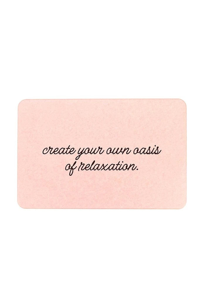 Artsy Doormats Create Your Own Oasis Of Relief 39 x 60 cm Banyo Paspası