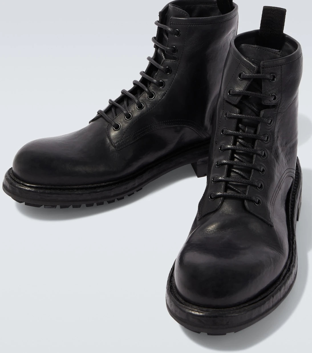 Dolce&Gabbana - DG leather combat boots