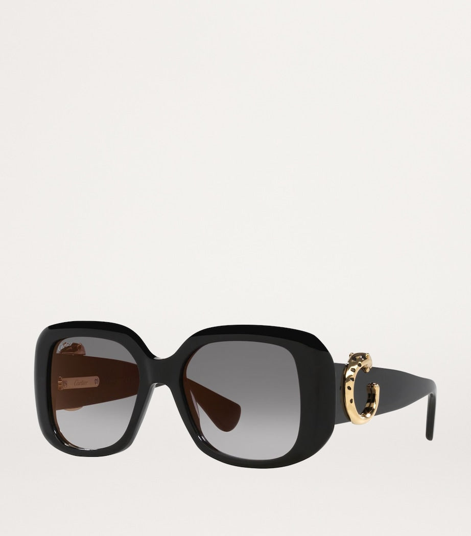 Black Panthère de Cartier Sunglasses