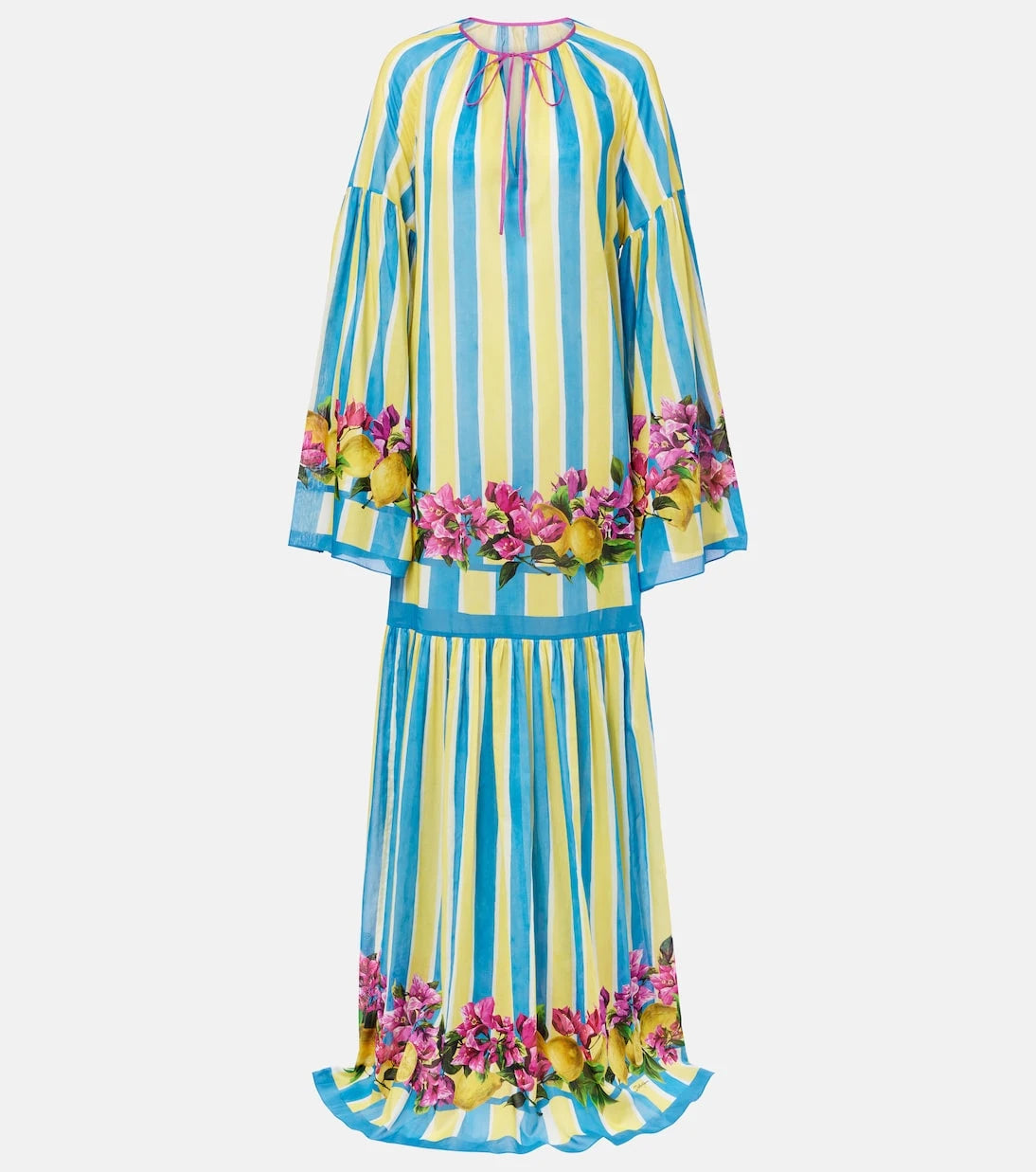 Dolce&Gabbana - Çizgili pamuklu kaftan