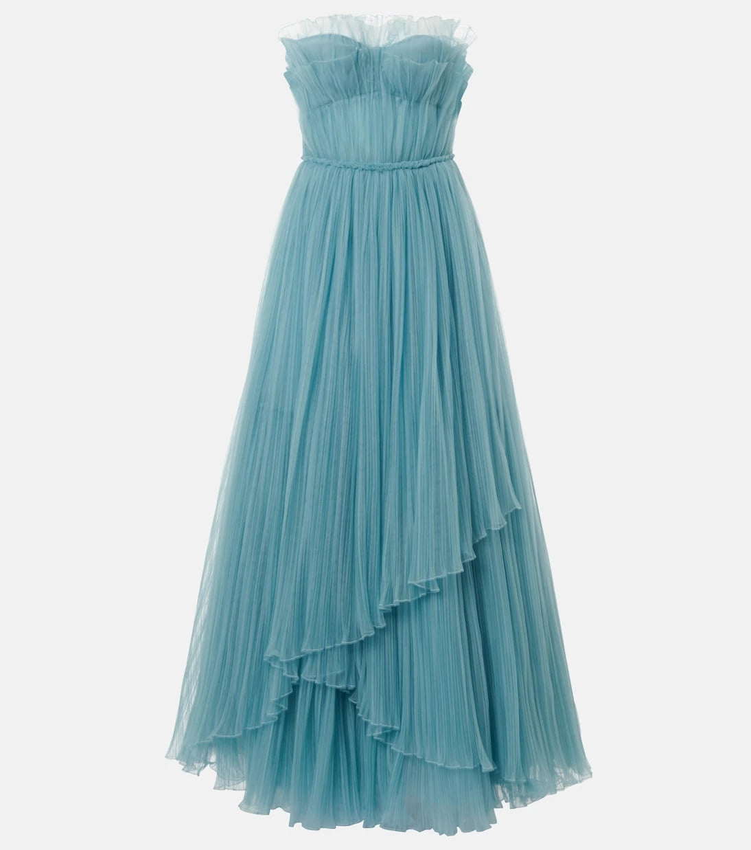 Costarellos - Marinel plissé tulle gown