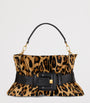 Medium Leopard Anthem Shoulder Bag WKS MULTI/ NOIR