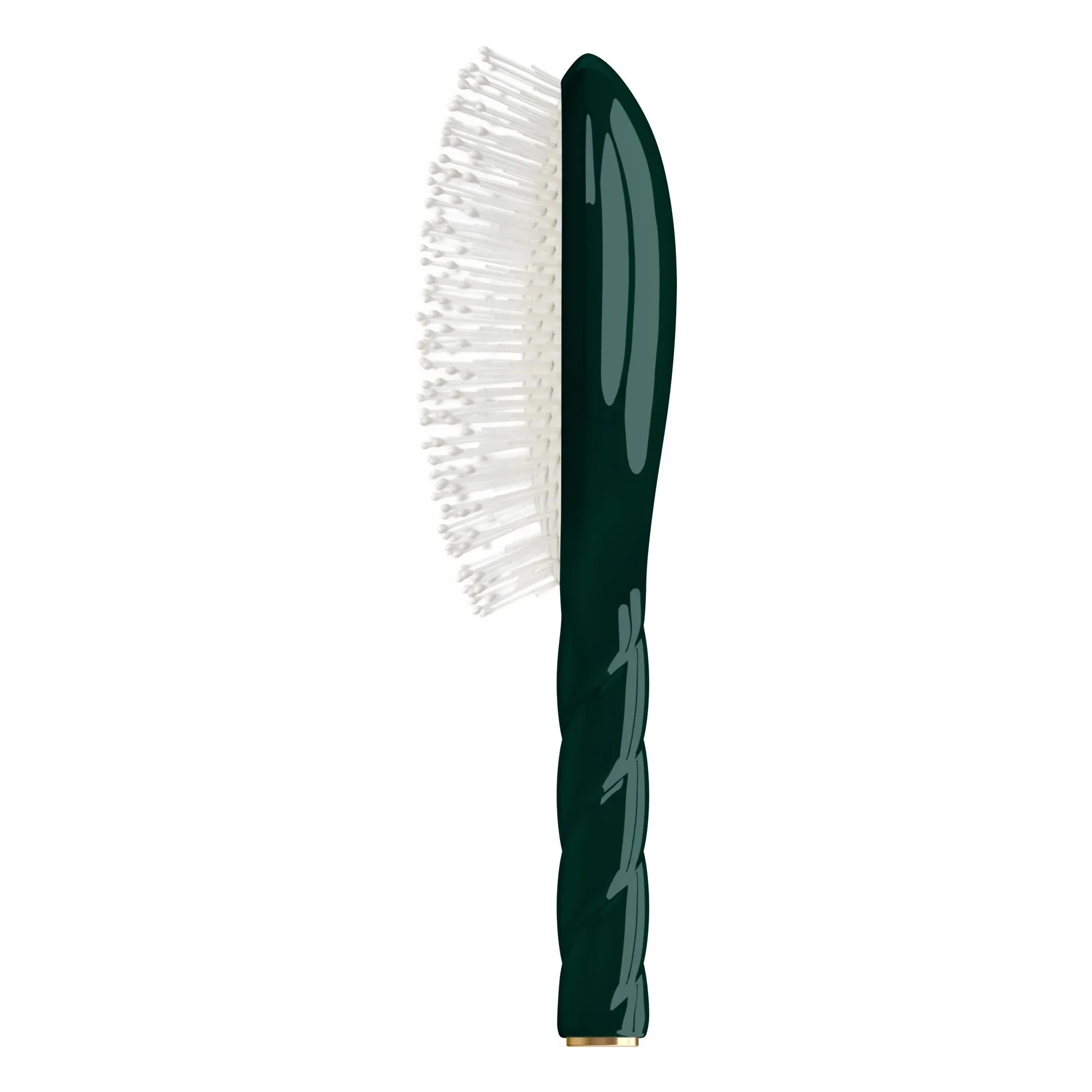 La Bonne Brosse - Brosse à cheveux Twist N°04 - Detangling &amp; Massaging  | Emerald green