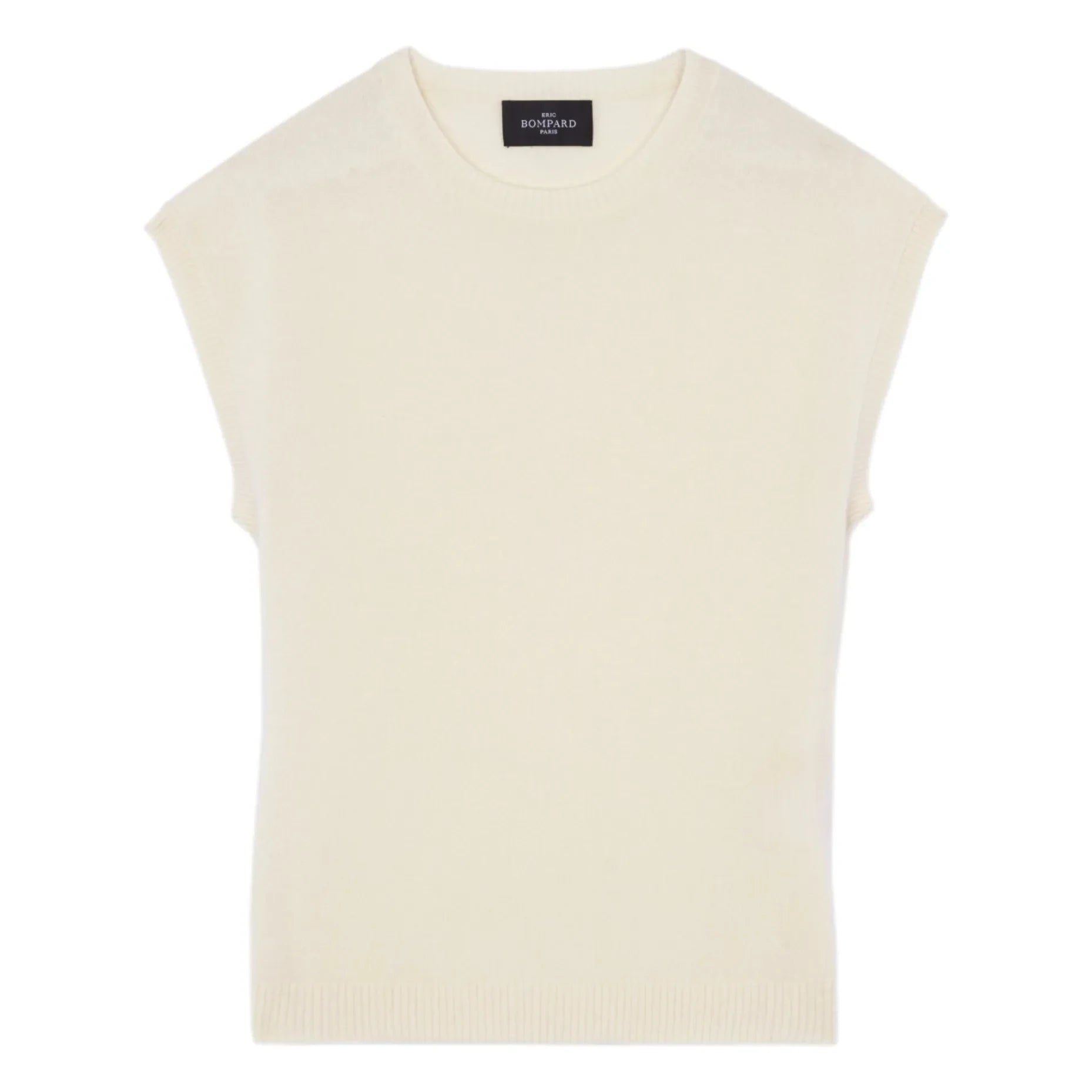 Bompard - Short-sleeved Cashmere Sweater | Natural