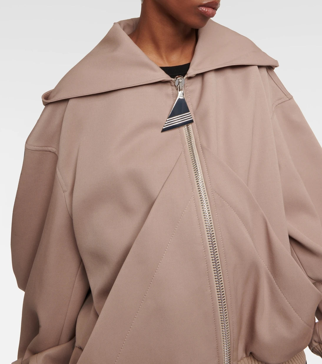 The Attico - Bomber wool gabardine jacket
