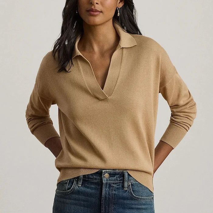 Lauren Ralph Lauren pamuklu kadın kazak