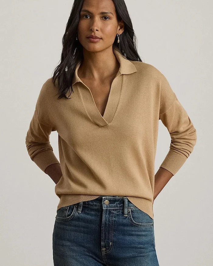 Lauren Ralph Lauren pamuklu kadın kazak