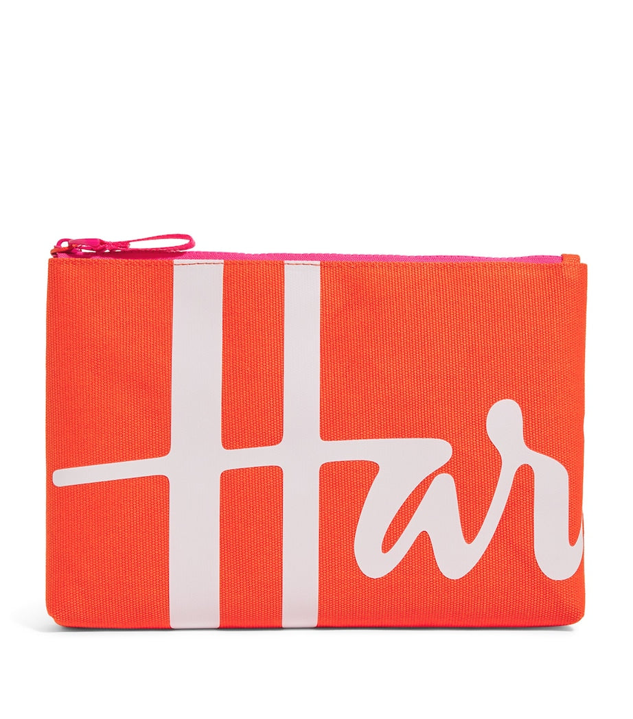 Medium Cotton Logo Pouch