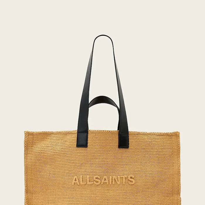 AllSaints kadın tote çanta LUTECE örgü kumaş