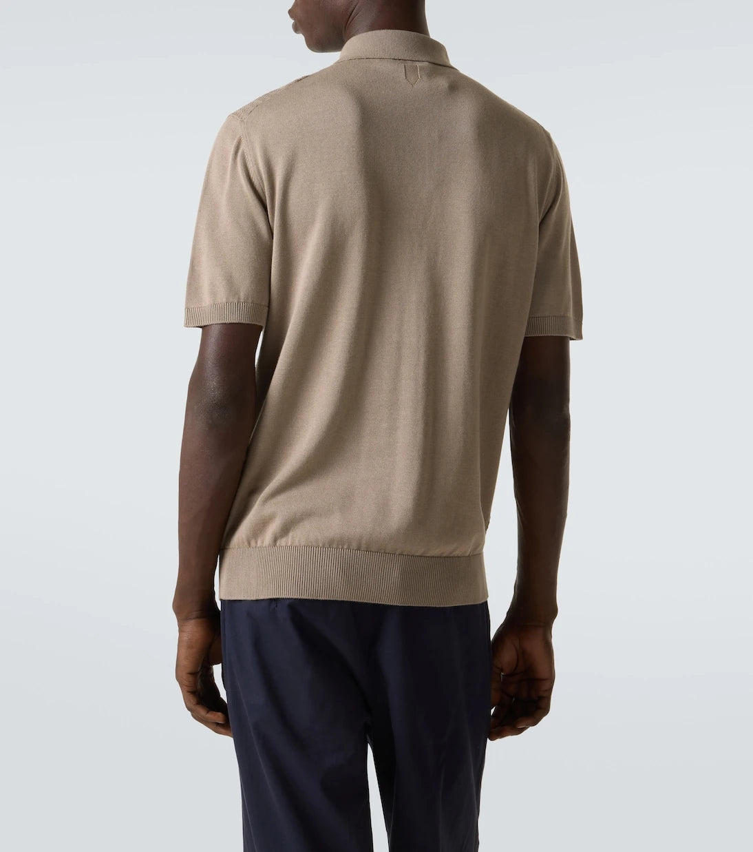 Canali - قميص بولو من مزيج القطن