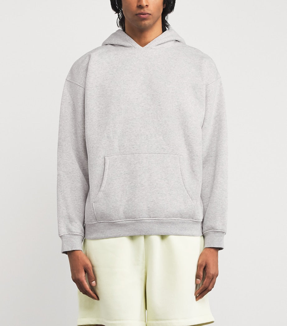 Fleece Lounge Relaxed Hoodie LIGHT HEATHER GREY