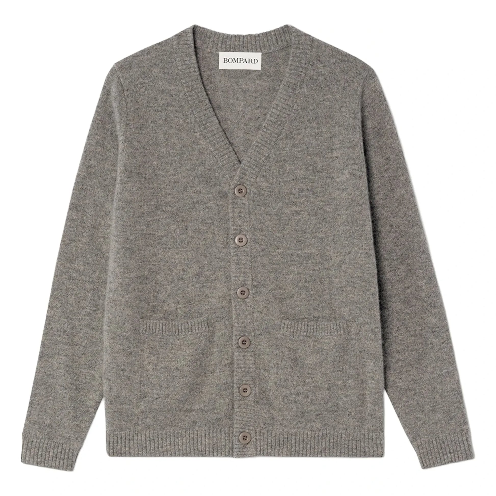 Bompard - Classic Cashmere Cardigan | Grey
