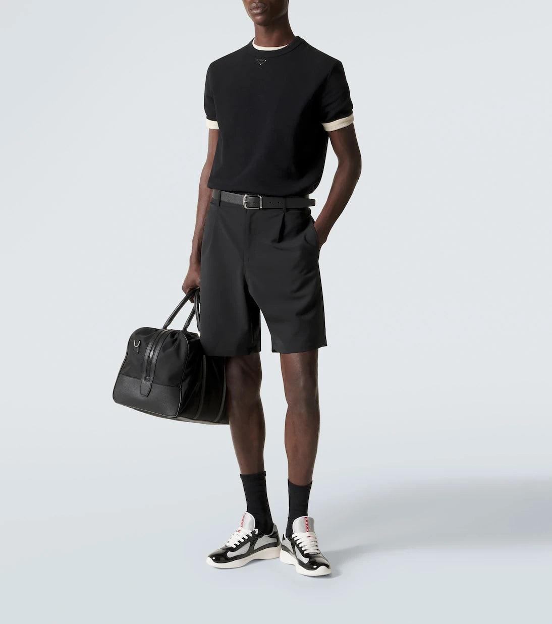 Prada - Logo cotton T-shirt