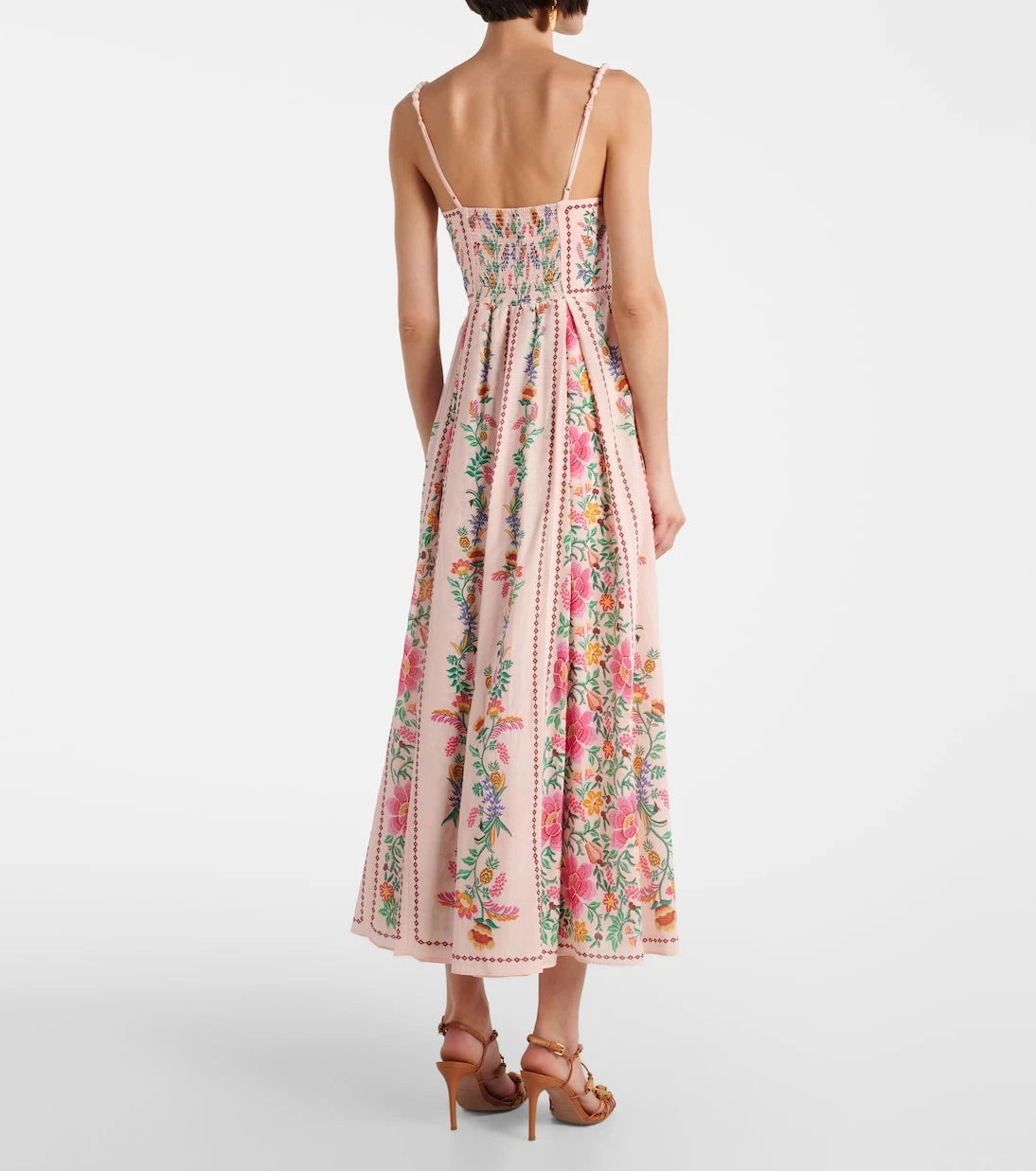 Farm Rio - Floral cotton-blend maxi dress