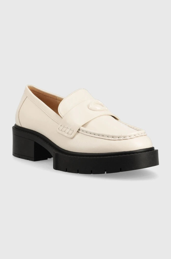 Кожени мокасини Coach Cb990 Leah Loafer
