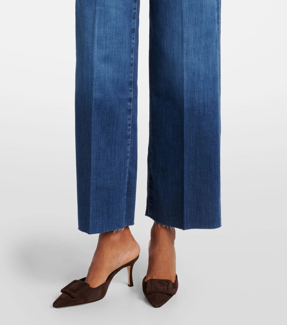 Frame - Le Slim Palazzo wide-leg jeans