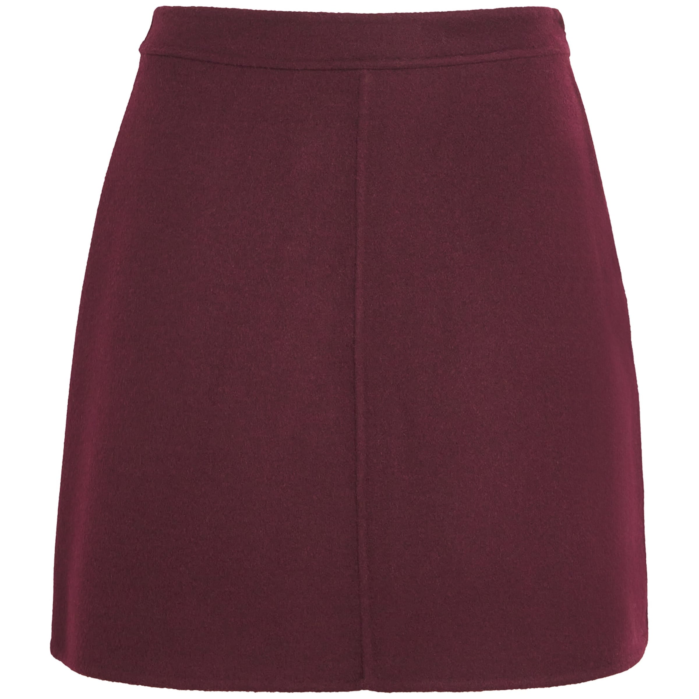 Claudie Pierlot Red Wool Mini Skirt